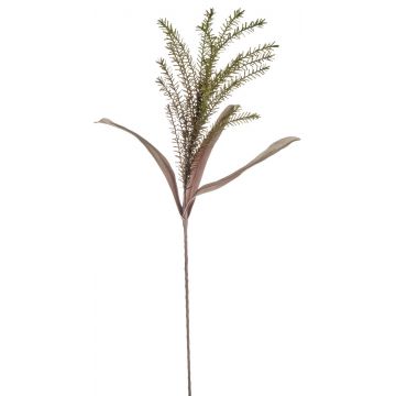 Ramo finto di erba della pampa VADIM, verde-marrone, 110cm