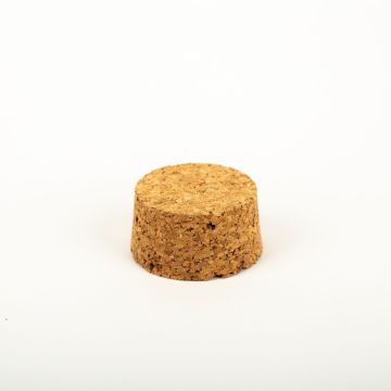 Tappo di sughero SERILDA in sughero pressato, naturale, 2,5cm, Ø4,5/5cm