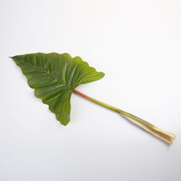 Foglia artificiale di Caladium LIANG, verde, 95 cm