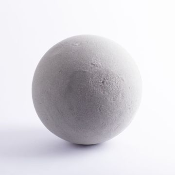 Sfera di schiuma DEINA per fiori artificiali, grigio, Ø25cm