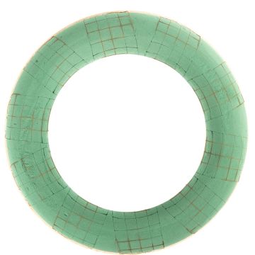 Spugna ecologica CRAILO con rete metallica, base in legno naturale, verde, 6 cm, Ø 55 cm