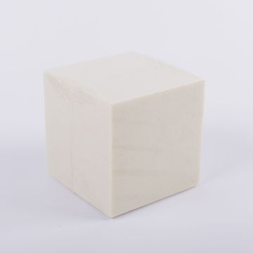 Cubo di schiuma GABRIO per fiori artificiali, crema, 12x12x12cm