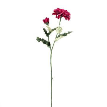 Ramo decorativo di zinnie GUNDISINE, Eco Collection, rosa scuro, 65 cm, Ø 9 cm