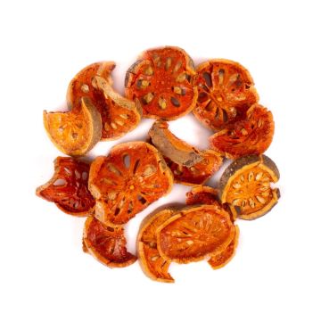 Fette di mele cotogne essiccate MENJALA, arancioni, Ø 5-8 cm, 200 g