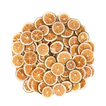 Fette di arancia essiccate LILLEMOR, verdi, Ø 4-6 cm, 250 g