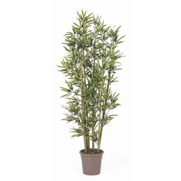 Bambù artificiale KUSJA, canne di bambù naturali, crossdoor, 225 cm - Made in Italy