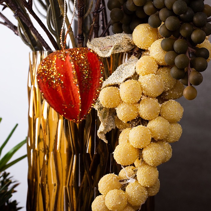 Idee decorative con frutta artificiale