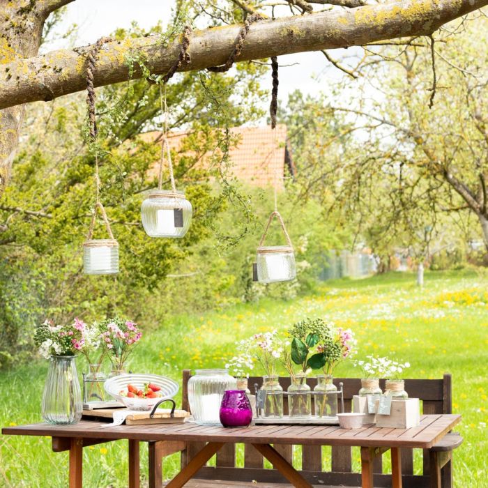 Decorazioni per la tavola estiva